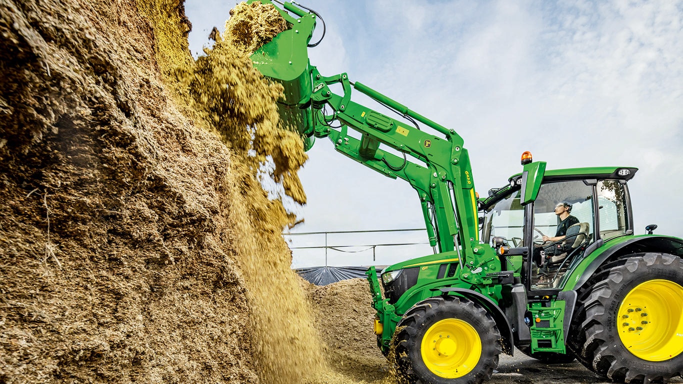 Maksimizirajte svoj dan s John Deere prednjim utovarivačima